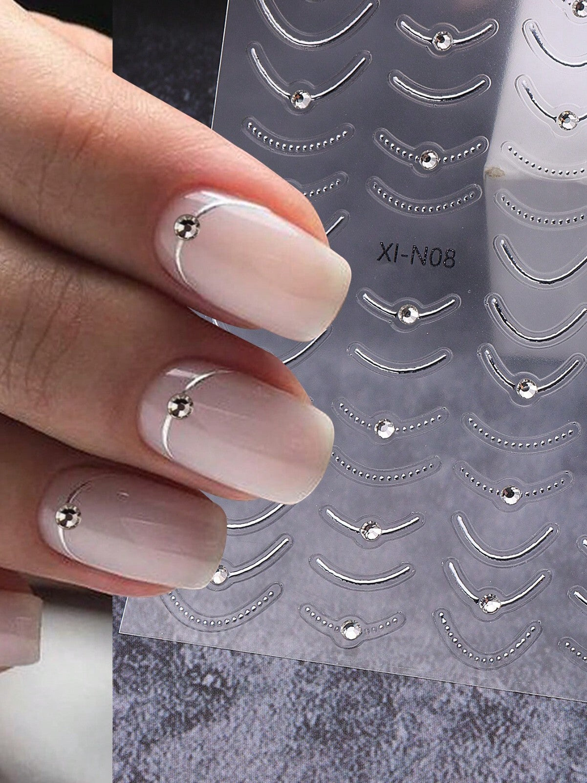 3D Nail Art Stickers Transfers Self Adhesive Decals Decor Design Manicure