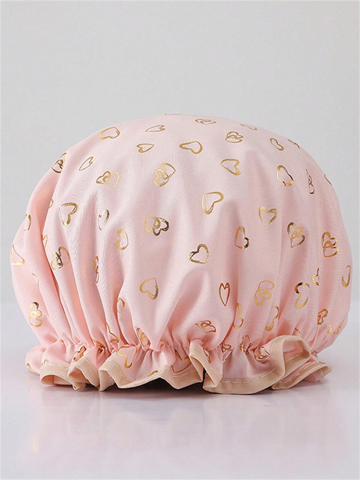 Large Double Layers Thick Waterproof Shower Cap Women Bath Hat Cap Reusable UK