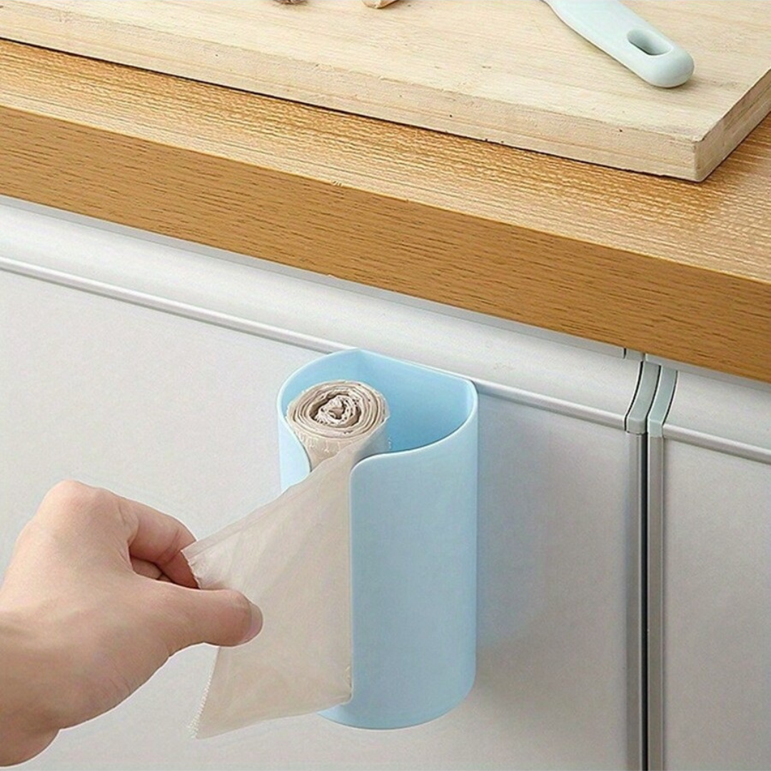 Trash Bag Dispenser Wall Mounted Garbage Bag Holder Plastic Bag Storage Box UK