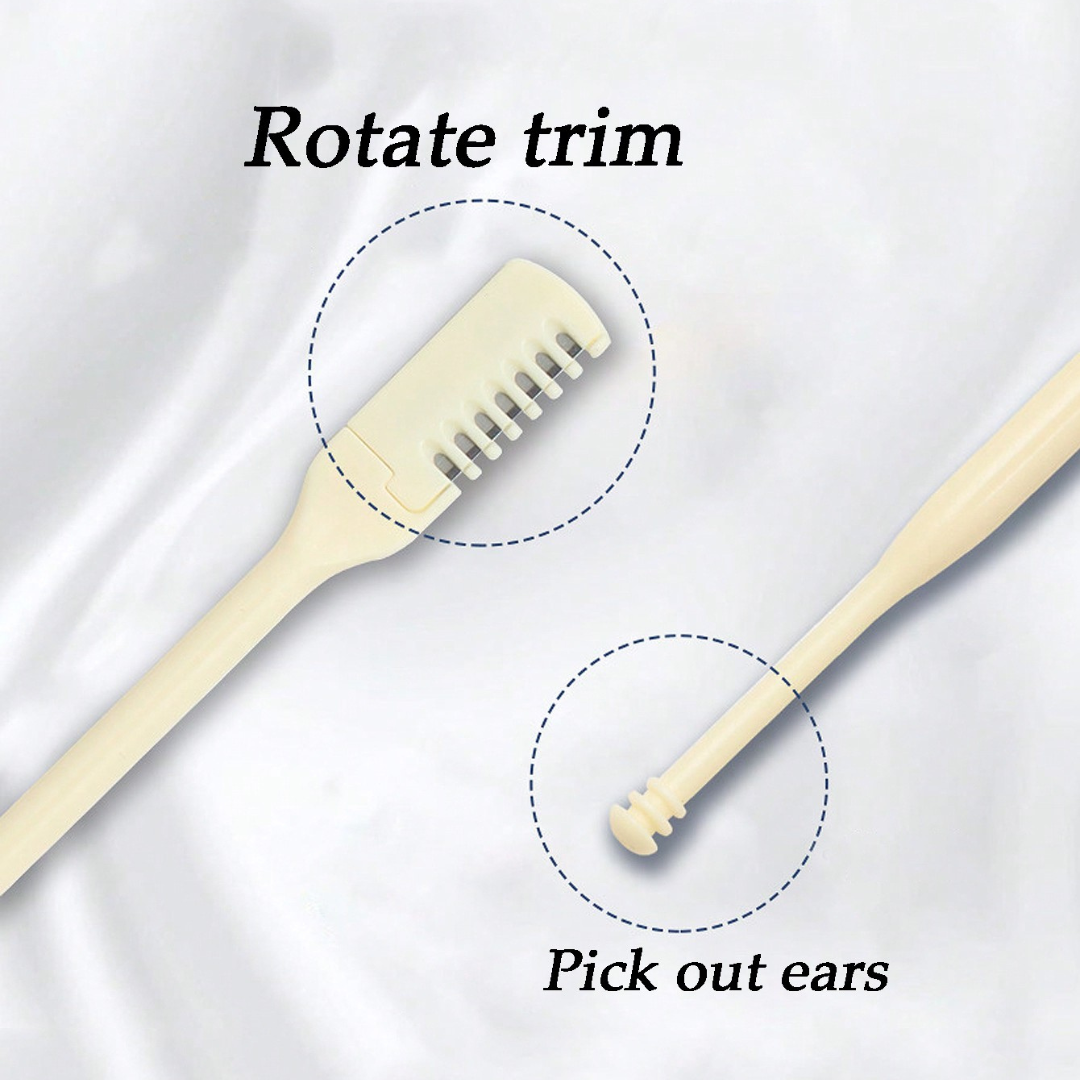 Manual Nose Hair Trimmer 360°Nasal Hair Cutter Nostril Hair Remover Tool Gifts