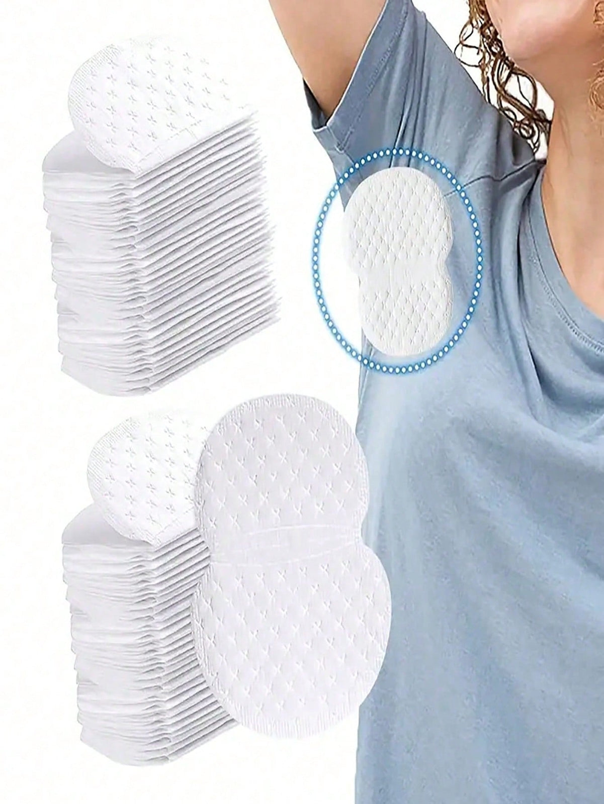 Disposable Armpit Sweat Pads Underarm Absorbing Patches 10/20/50PCS