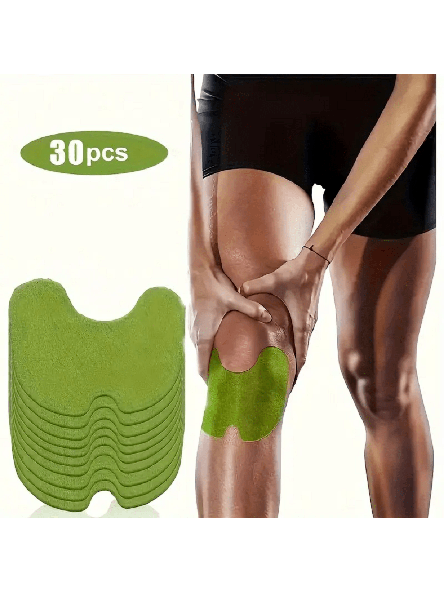 30PCS Knee Pain Relief Patches Wellnee Wormwood Sticker Neck Waist Joint Pad