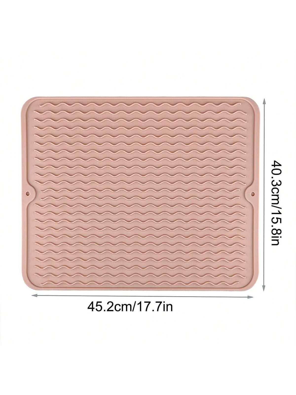 Silicone Sink Drying Mat Heat Resistant Kitchen Rectangle Non Slip Dish Drainer