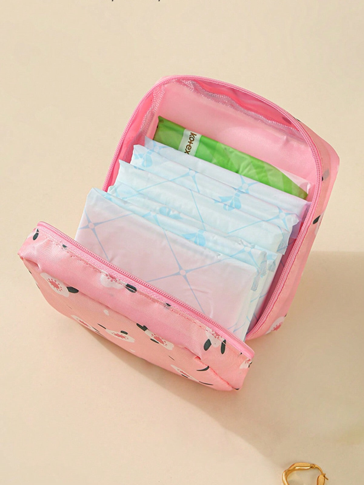 Women Small Cosmetic Makeup Bag Storage Toiletry Zipper Pouch Organizer Gift UK