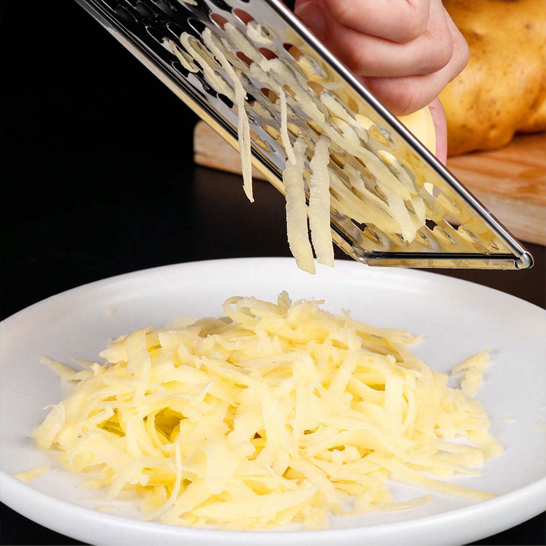 Stainless Steel Cheese Grater Zester Handheld Food Fruits Vegetable Shredder UK