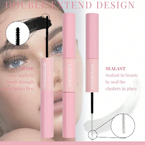 Eyelash Bond and Seal Lashes Glue DualEnded Lash Glue for Individual Cluster 5ml