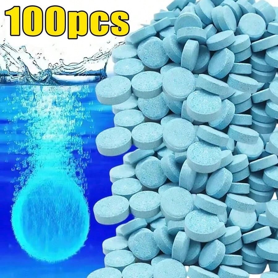 100PCS SCREEN WASH WINDSCREEN FLUID TABLETS CHEAPEST Solid Cleaner 100PCS