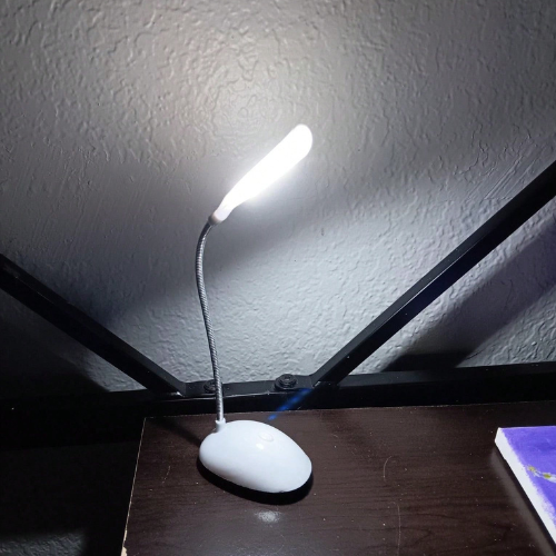 Mini Folding Table Lamp, Battery-Powered LED, Eye Protection, Gift for Holidays