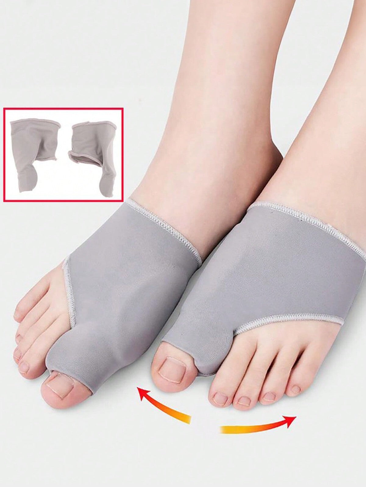 Toe Bunion Protector Support Hallux Valgus Corrector Anti Friction 2X Fabric Gel