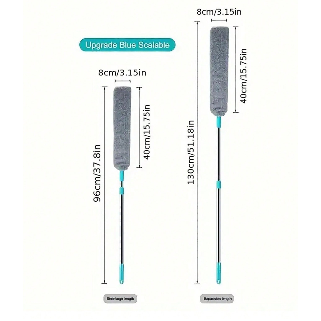 Retractable Gap Cleaning Duster Flexible Telescopic Dust Brush with Long Handle