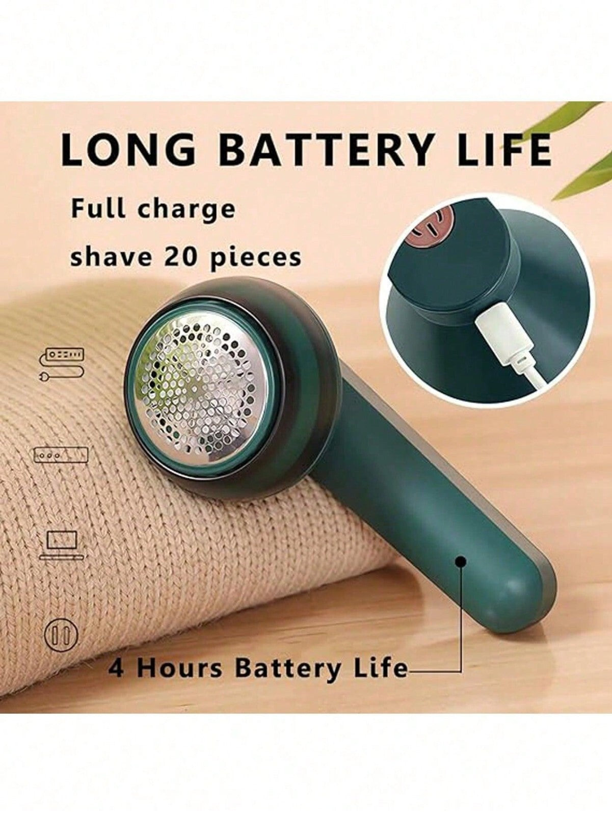 Electric Lint Remover Clothes Cleaner Fabric Shaver USB Rechargeable Defuzzer UK