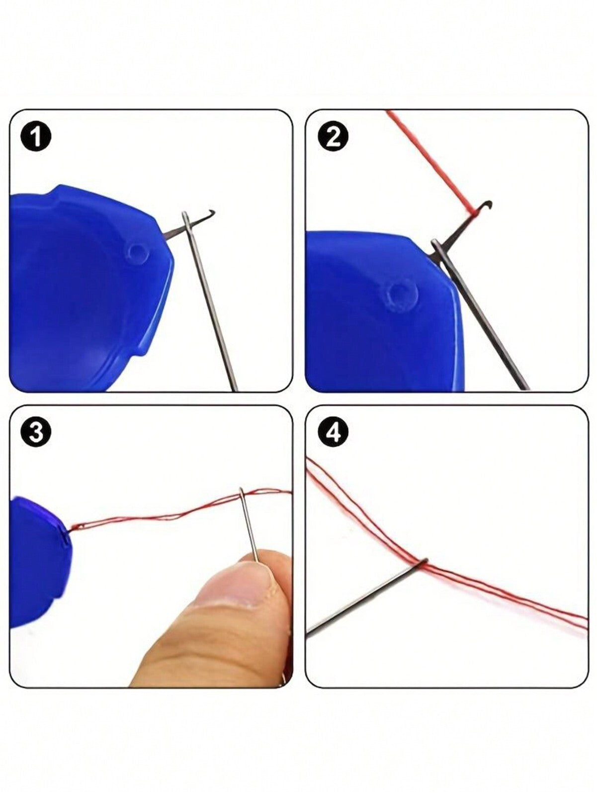 Needle Threader Machine Threading Simple Hand Bow Wire Sewing Threading Tool