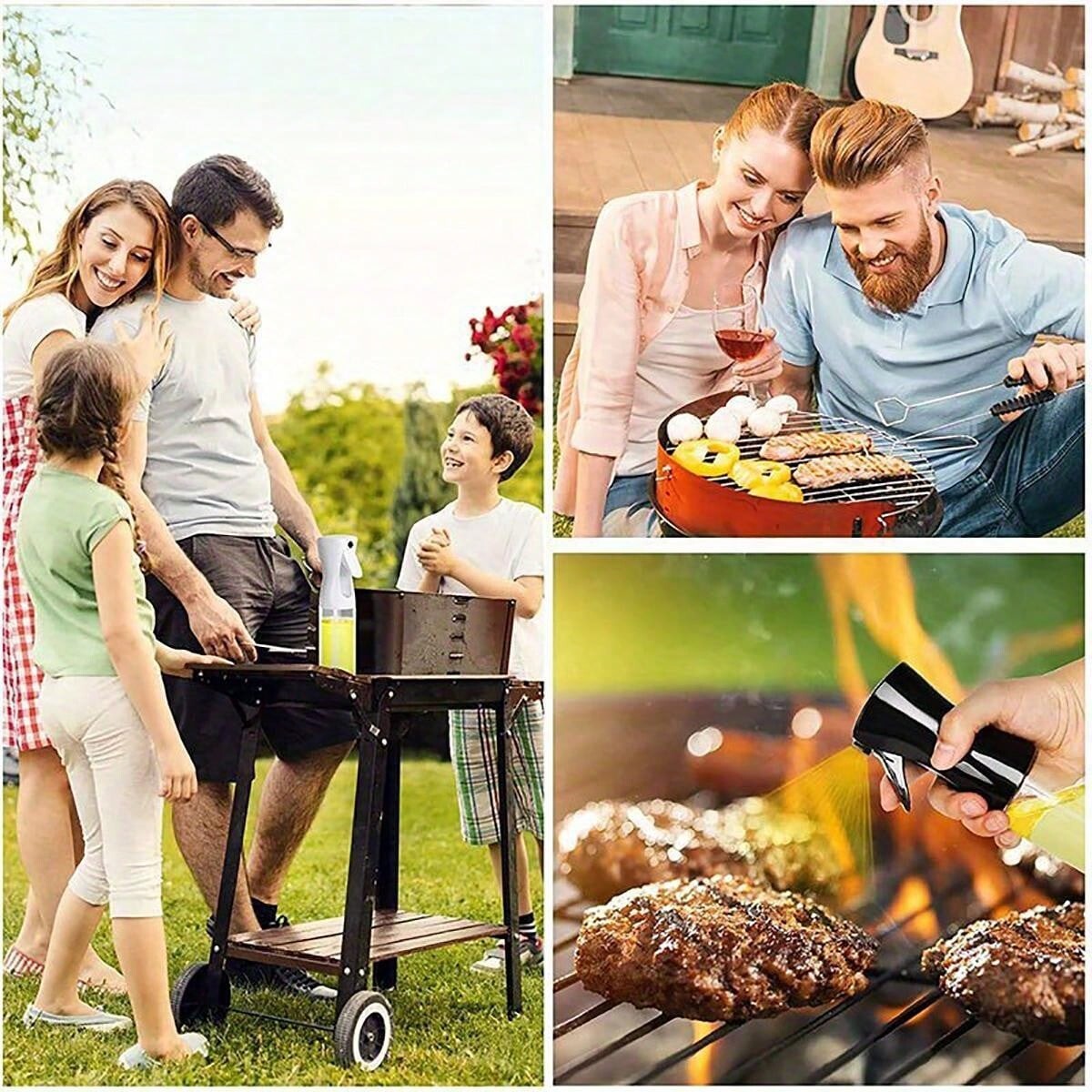 300ml Cooking Mister Sprayer Olive Oil Sprayer BBQ Air Fryer Baking Kitchen Tool