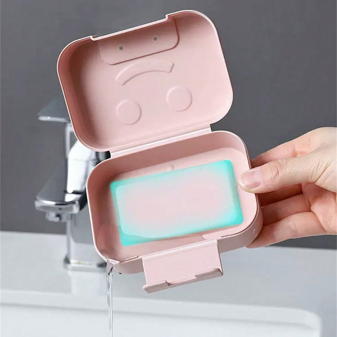 Travel Waterproof Soap Dishes Soap Case Soap Box Sealed Soap Holder Container UK