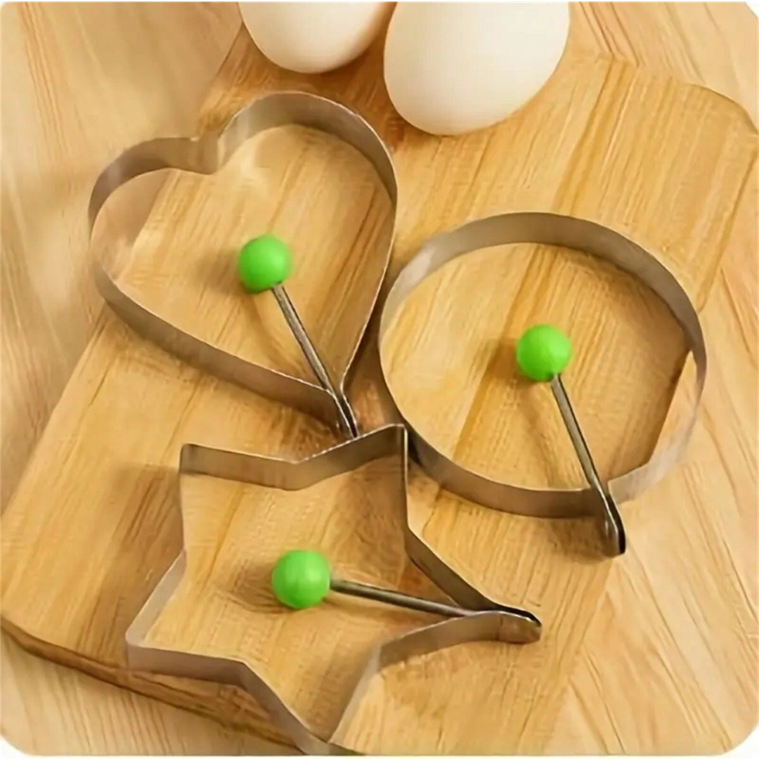 Stainless Steel Frying Pan Fried Egg Pancake Cooking Ring Mold Shape Mould UK