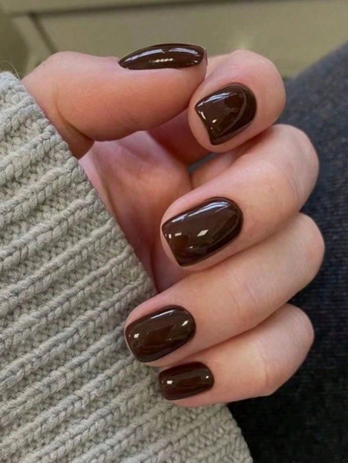 24X Short Square False Nails. Full Cover Fake Nail Tips. Many Colours UK SELLER