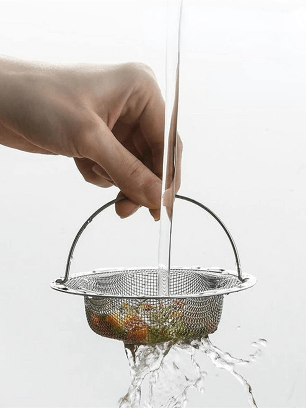 Premium Kitchen Sink Strainer Replacement Waste Plug Basin Drain Filter Steel UK