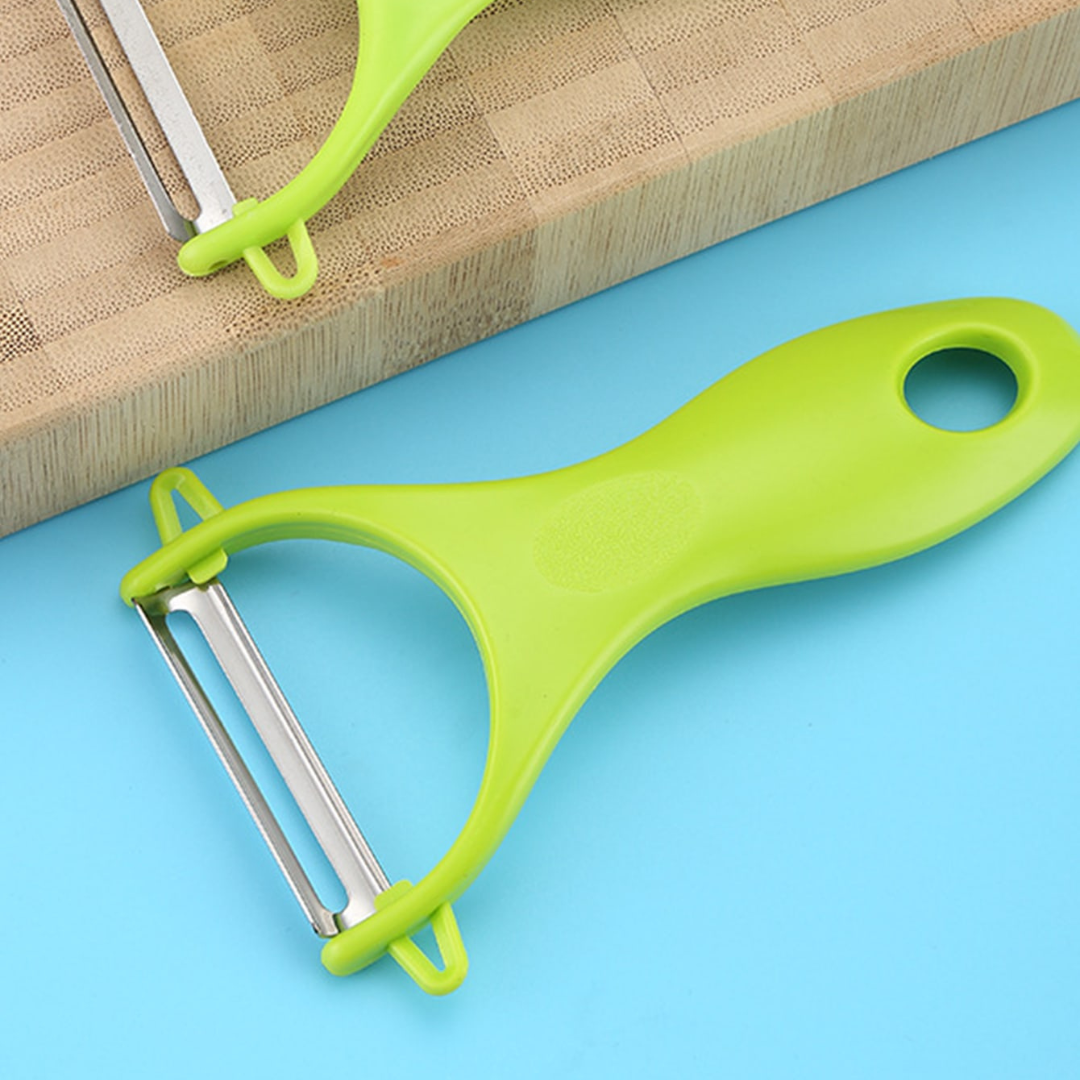 Stainless Steel Potato Peeler Fruit Vegetable Spud Speed Slicer French Cutter UK