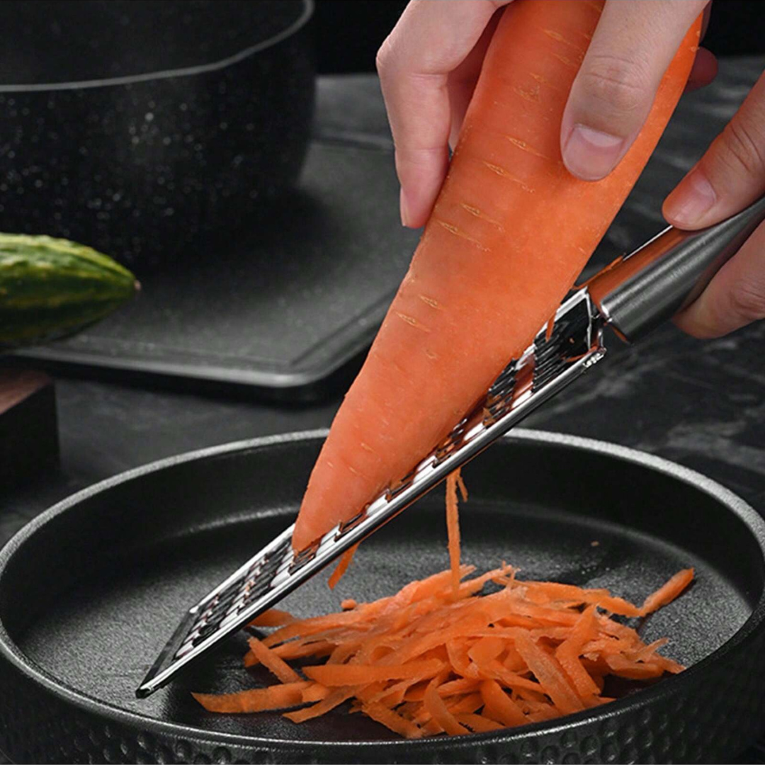 Stainless Steel Cheese Grater Zester Handheld Food Fruits Vegetable Shredder UK