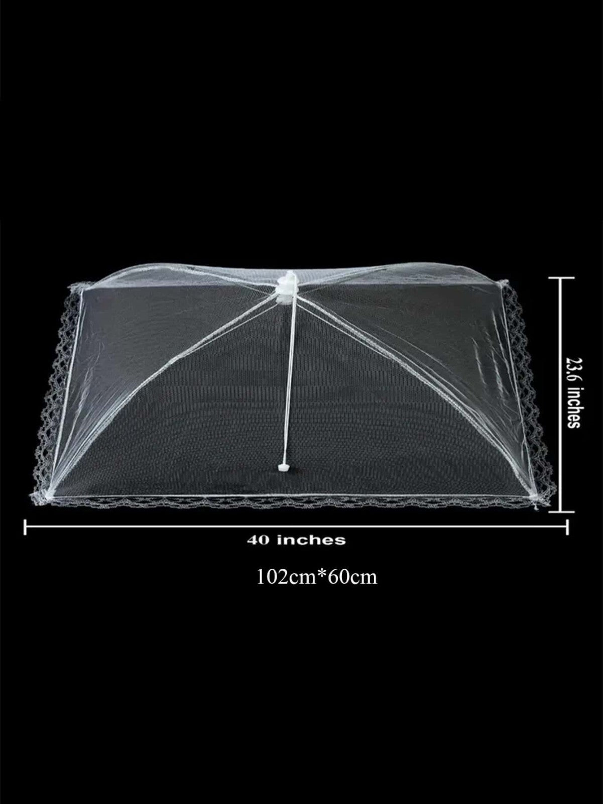 Pop up Food Cover Protector Mesh Net Umbrella Collapsible BBQ Cover Fly 30 cm
