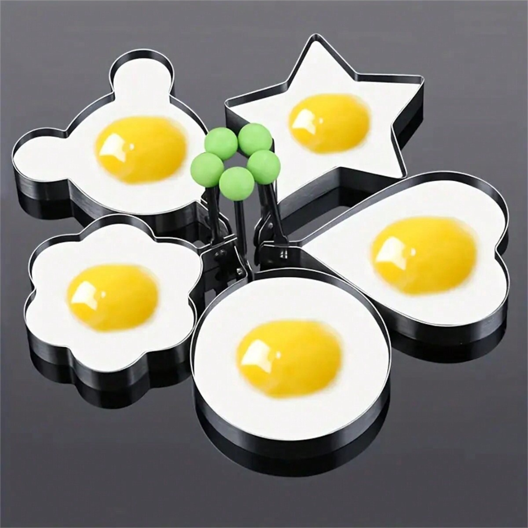 Stainless Steel Frying Pan Fried Egg Pancake Cooking Ring Mold Shape Mould UK