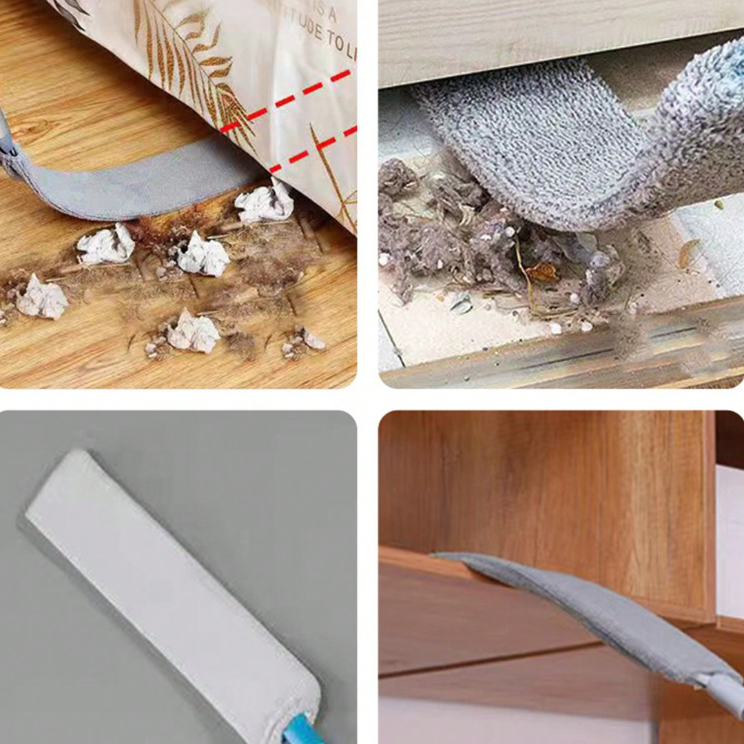Retractable Gap Cleaning Duster Flexible Telescopic Dust Brush with Long Handle