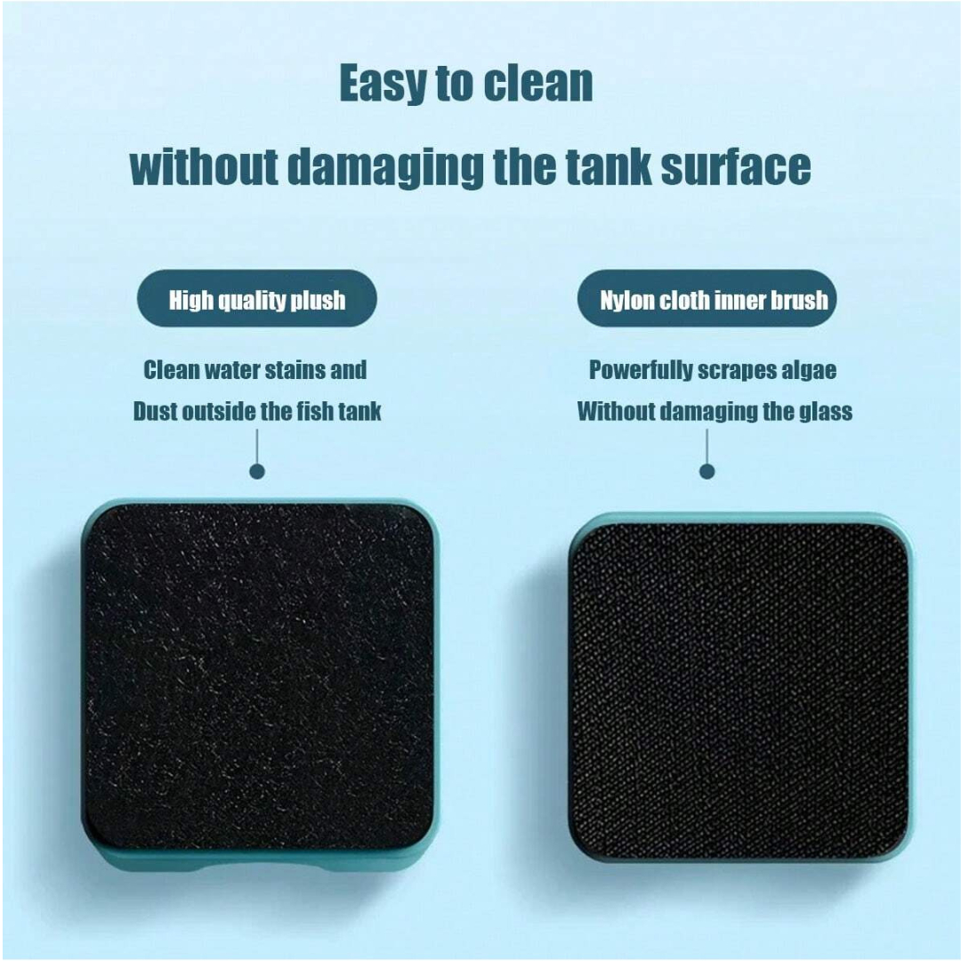 Magnetic Cleaner Glass Fish Tank Magnet Aquatic Algae Scraper Aquarium Cleaning