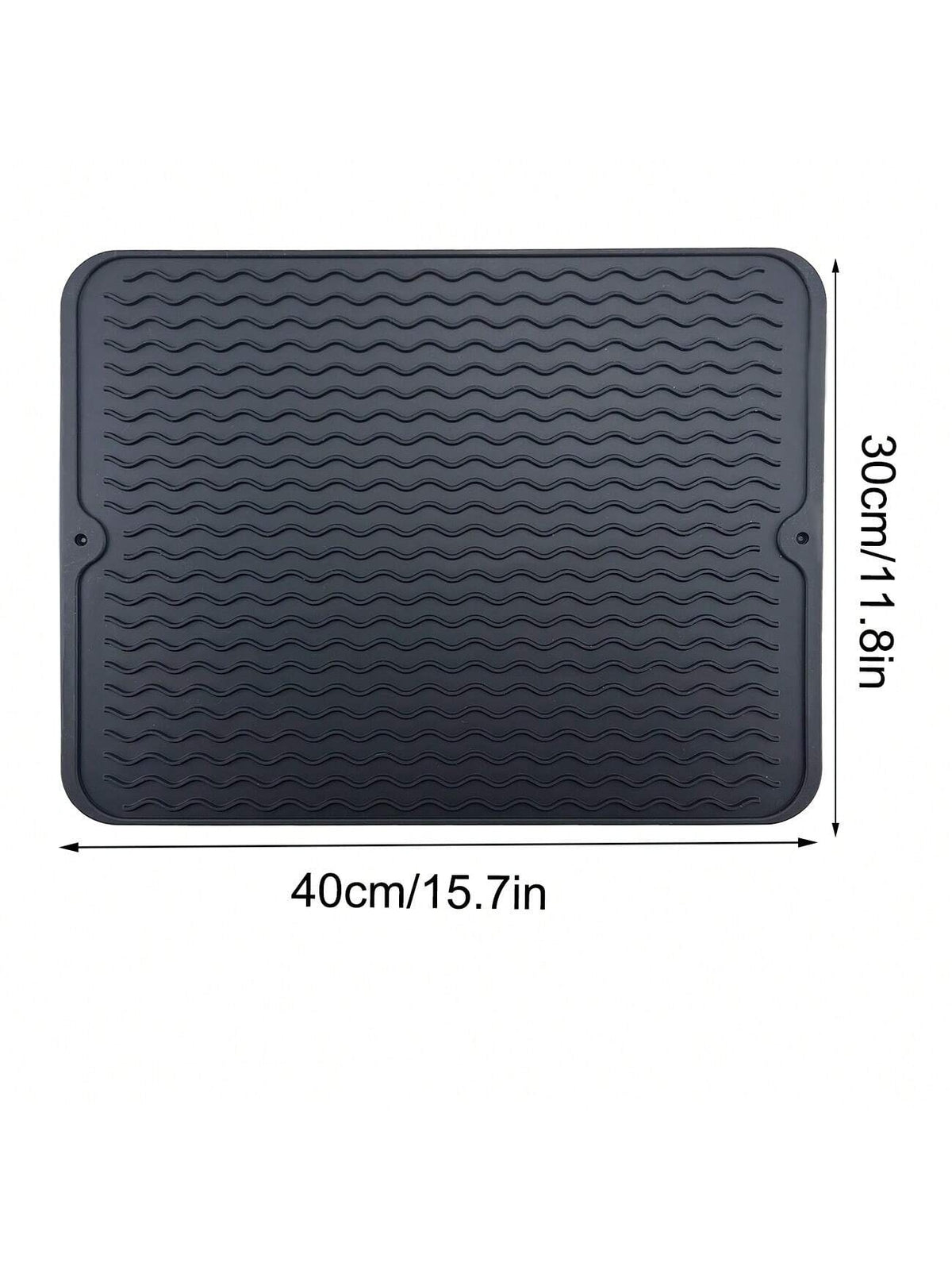 Silicone Sink Drying Mat Heat Resistant Kitchen Rectangle Non Slip Dish Drainer
