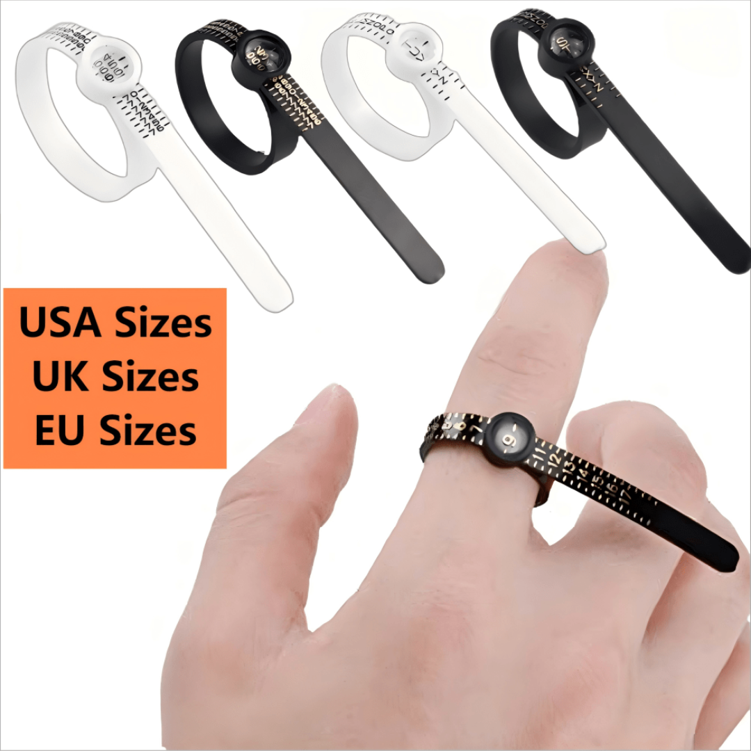 Ring Sizer Measurement Adjustable Ring Sizer Finger Measure Gauge Tool Jewellery