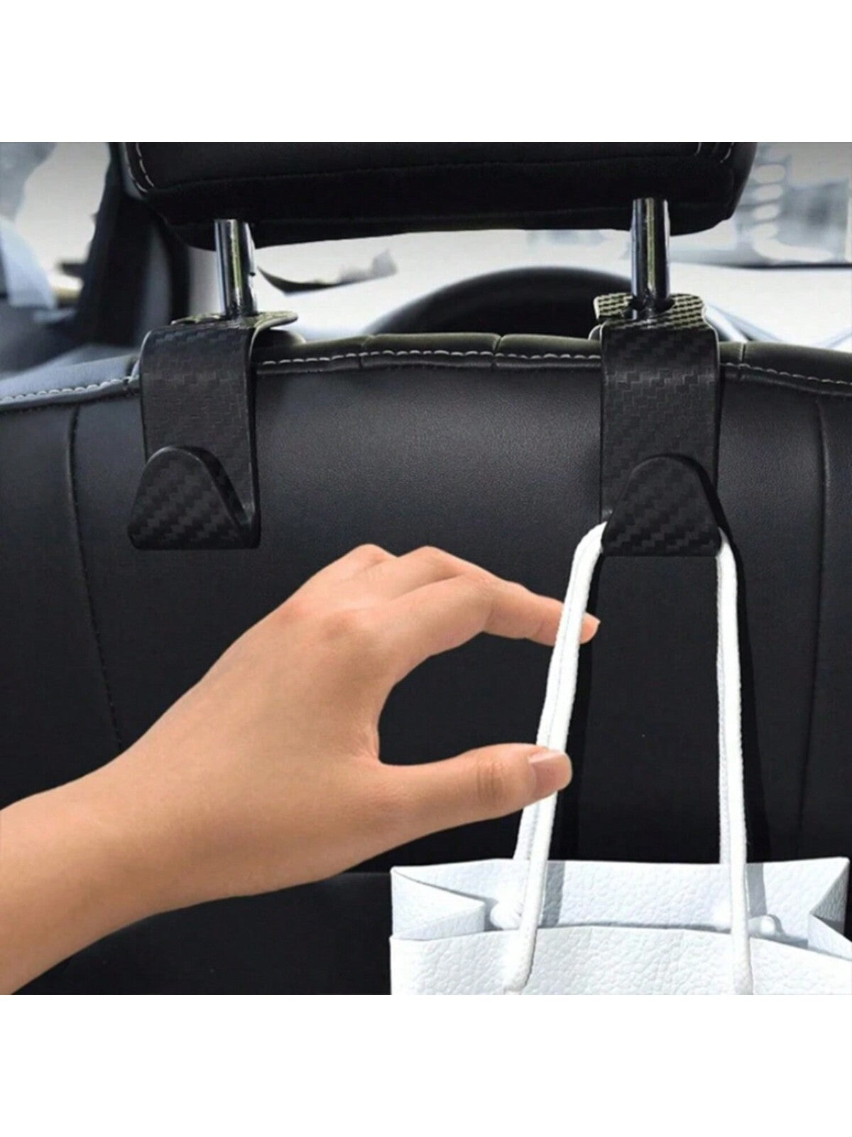 4X Car Holder Hanger Organizer Seat Back Hook Headrest for Handbag Bag Coat UK