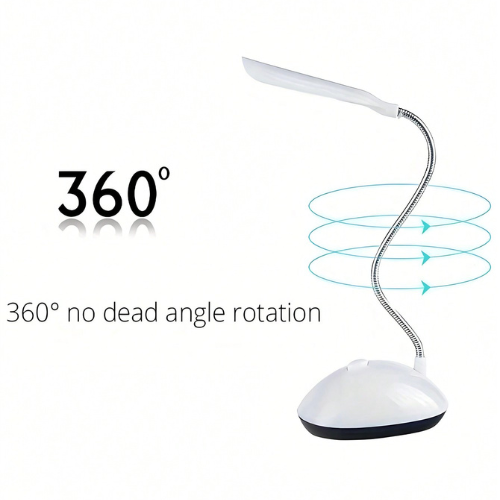 Mini Folding Table Lamp, Battery-Powered LED, Eye Protection, Gift for Holidays