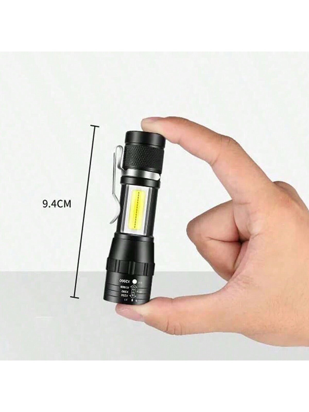 LED flashlight USB rechargeable super bright small torches camping/ hiking