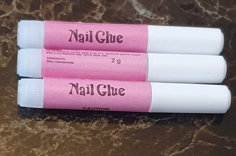 False Nail Glue 10x 2g Bottles Extra Strong Fake False Nail Glue Nail Art