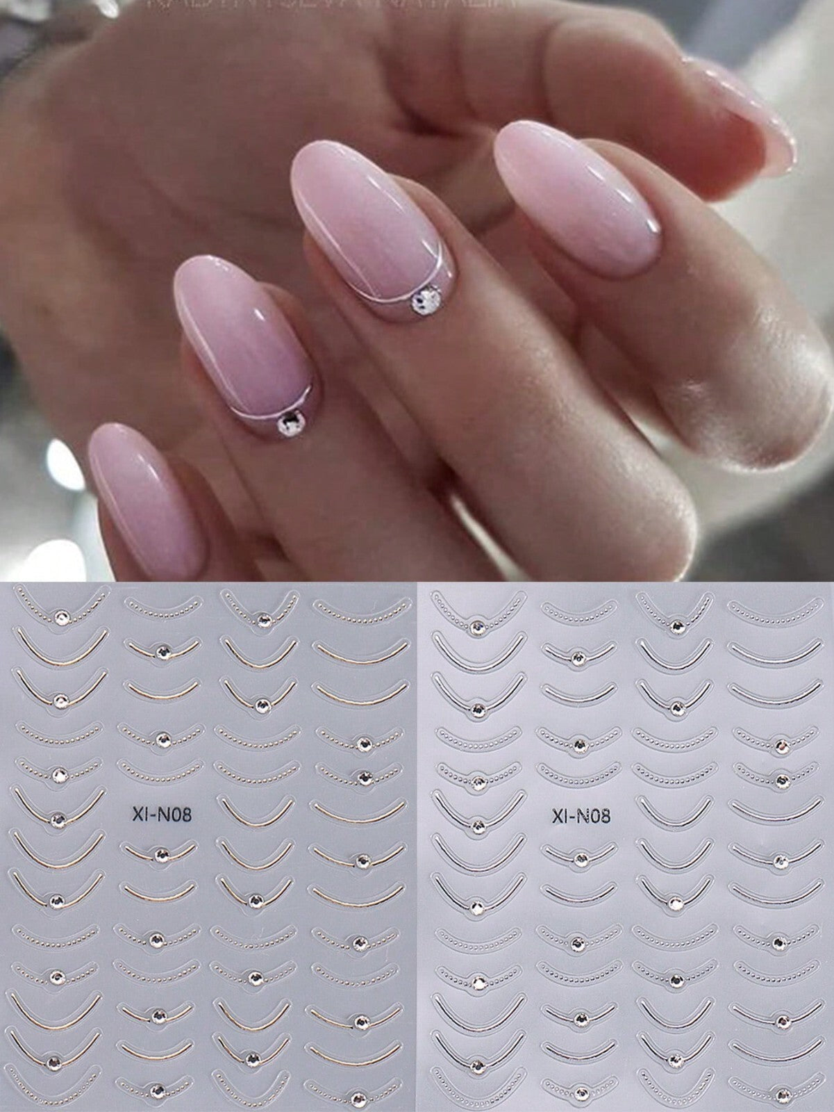 3D Nail Art Stickers Transfers Self Adhesive Decals Decor Design Manicure