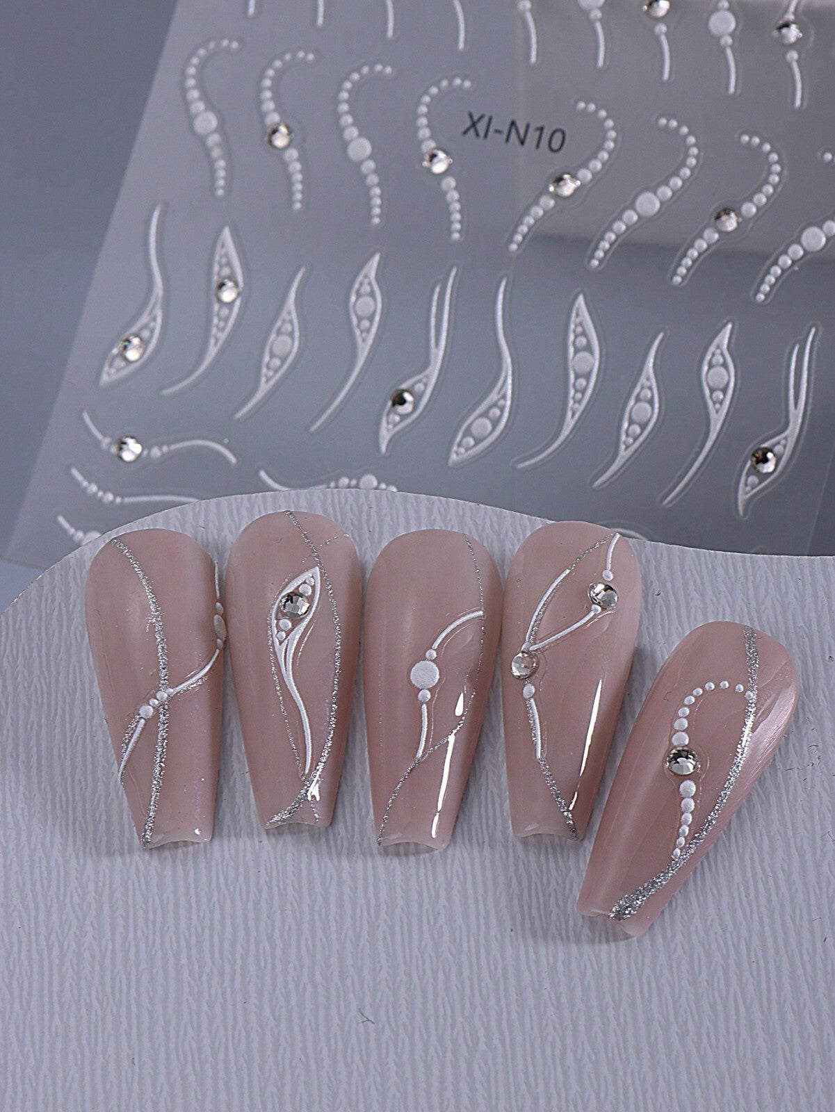 3D Nail Art Stickers Transfers Self Adhesive Decals Decor Design Manicure