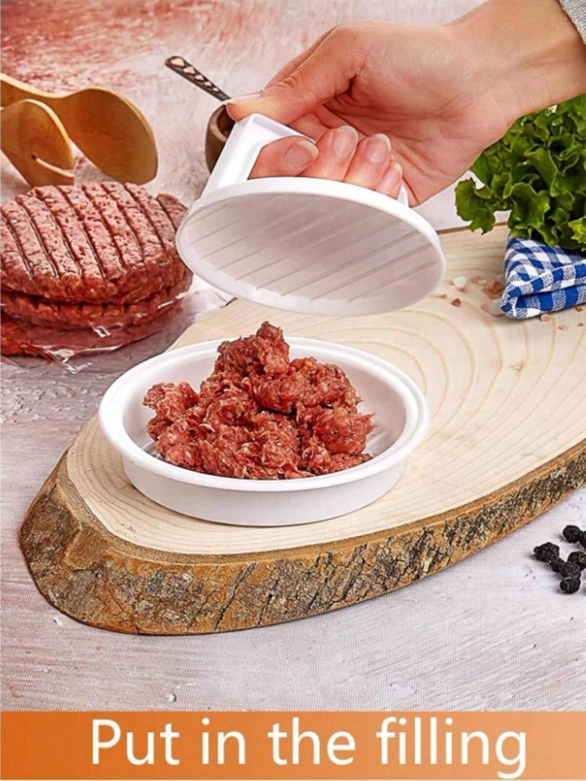 Burger Press Maker Beef Maker Hamburger Patty Maker Press Stuffed Burger BBQ