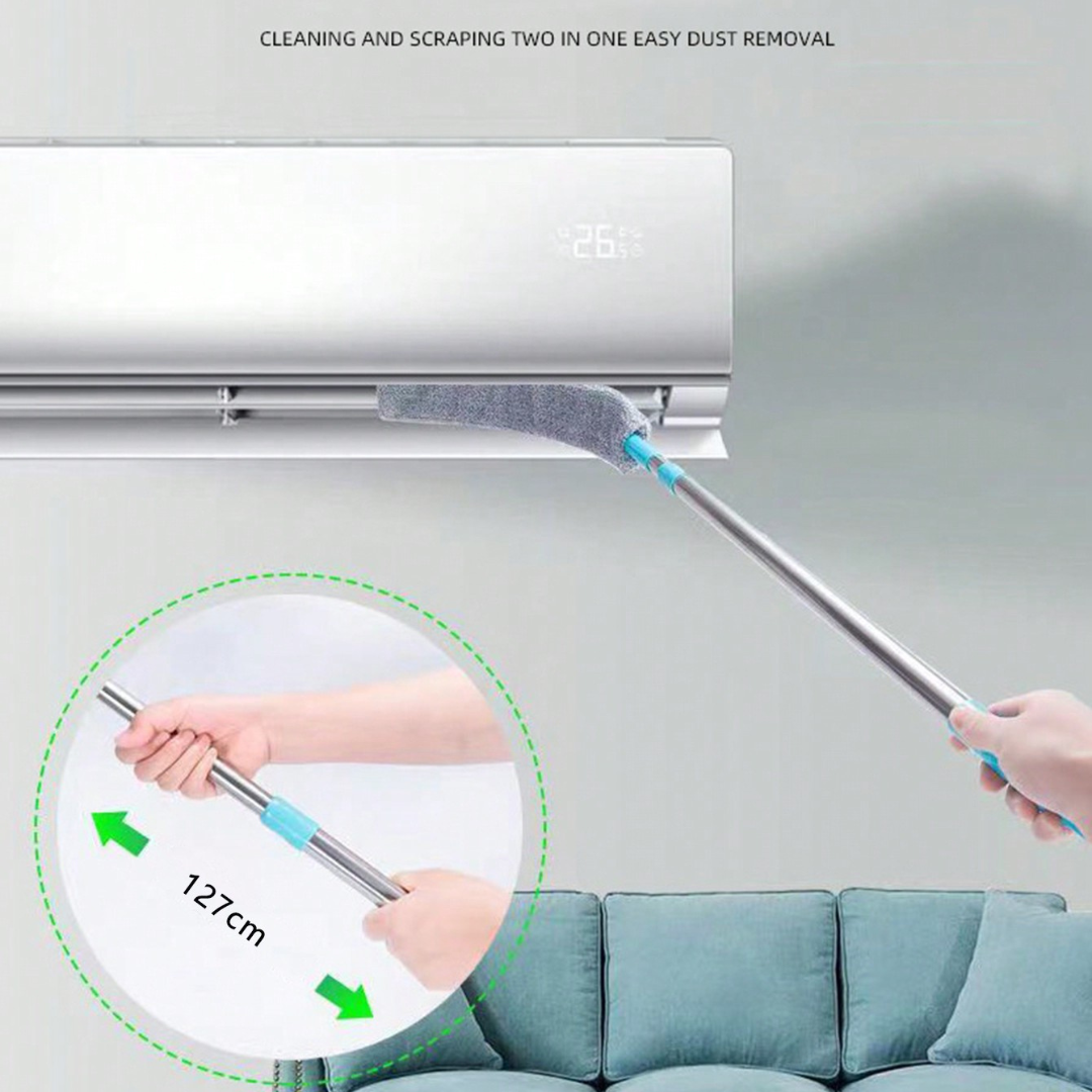 Retractable Gap Cleaning Duster Flexible Telescopic Dust Brush with Long Handle