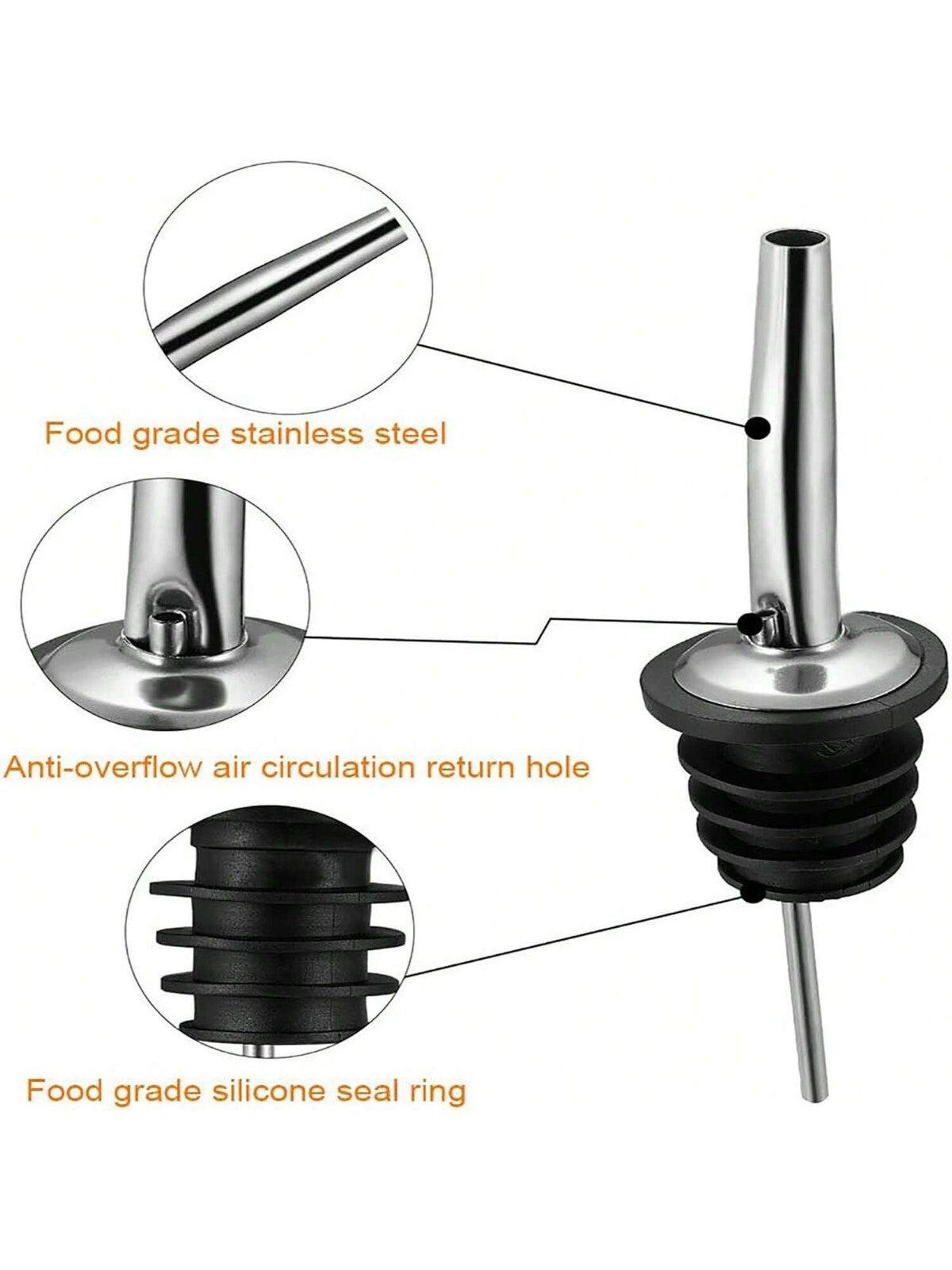 2In1 Oil Spray Bottle Kitchen Cooking Oil Dispenser Dual-Purpose Sauce Sprayer.