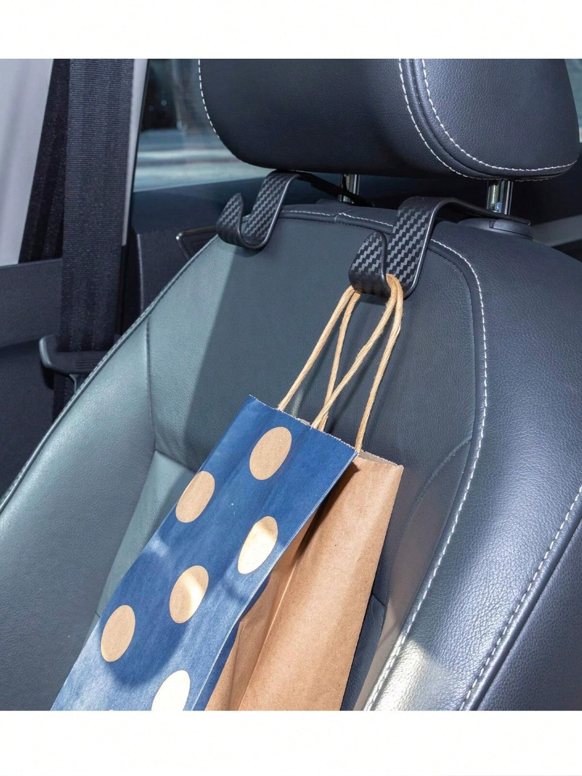 4PCS Car Auto Seat Back Hook Headrest Holder Hanger Organizer Bag Coat Handbag