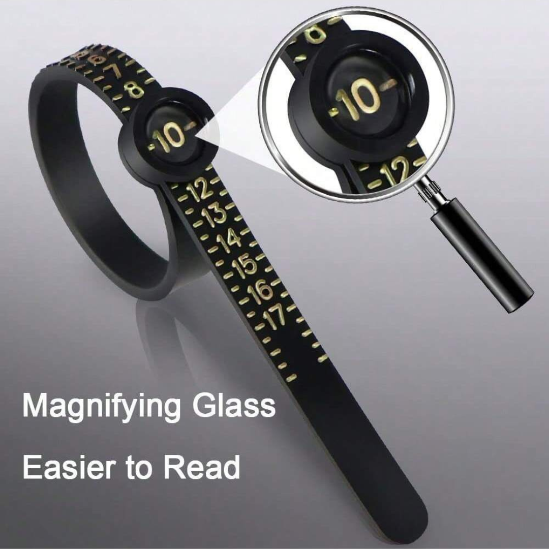 Ring Sizer Measurement Adjustable Ring Sizer Finger Measure Gauge Tool Jewellery