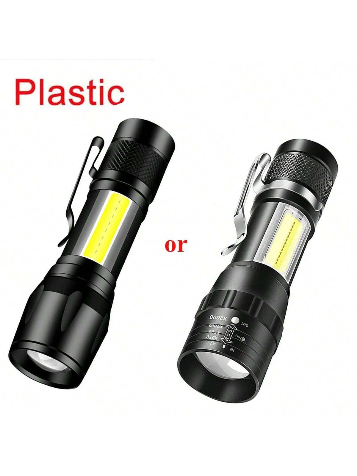LED flashlight USB rechargeable super bright small torches camping/ hiking