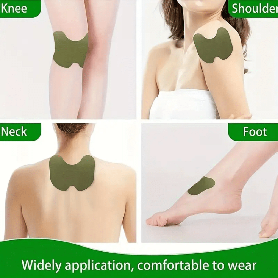 30PCS Knee Pain Relief Patches Wellnee Wormwood Sticker Neck Waist Joint Pad
