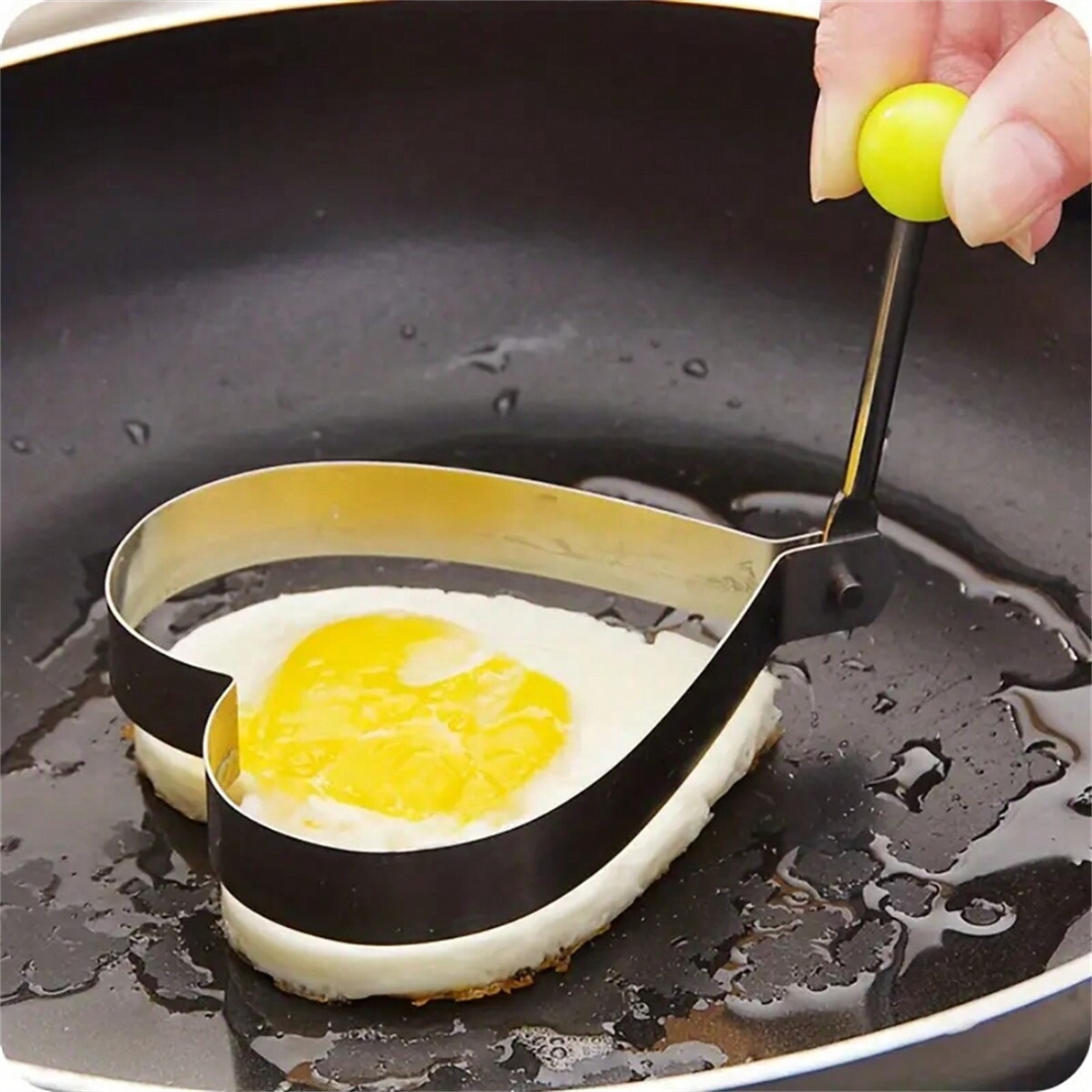 Stainless Steel Frying Pan Fried Egg Pancake Cooking Ring Mold Shape Mould UK