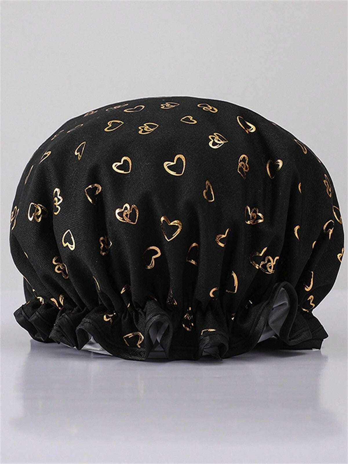 Large Double Layers Thick Waterproof Shower Cap Women Bath Hat Cap Reusable UK