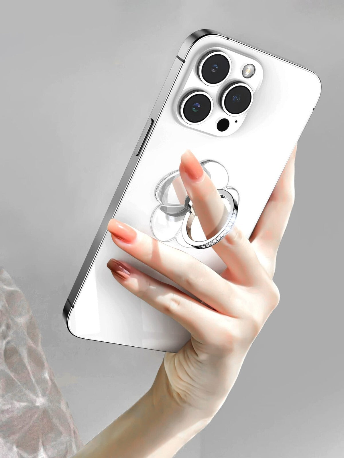 Mobile Phone Heart Ring Holder Finger Grip 360° Stand Mount for Mobile Phones