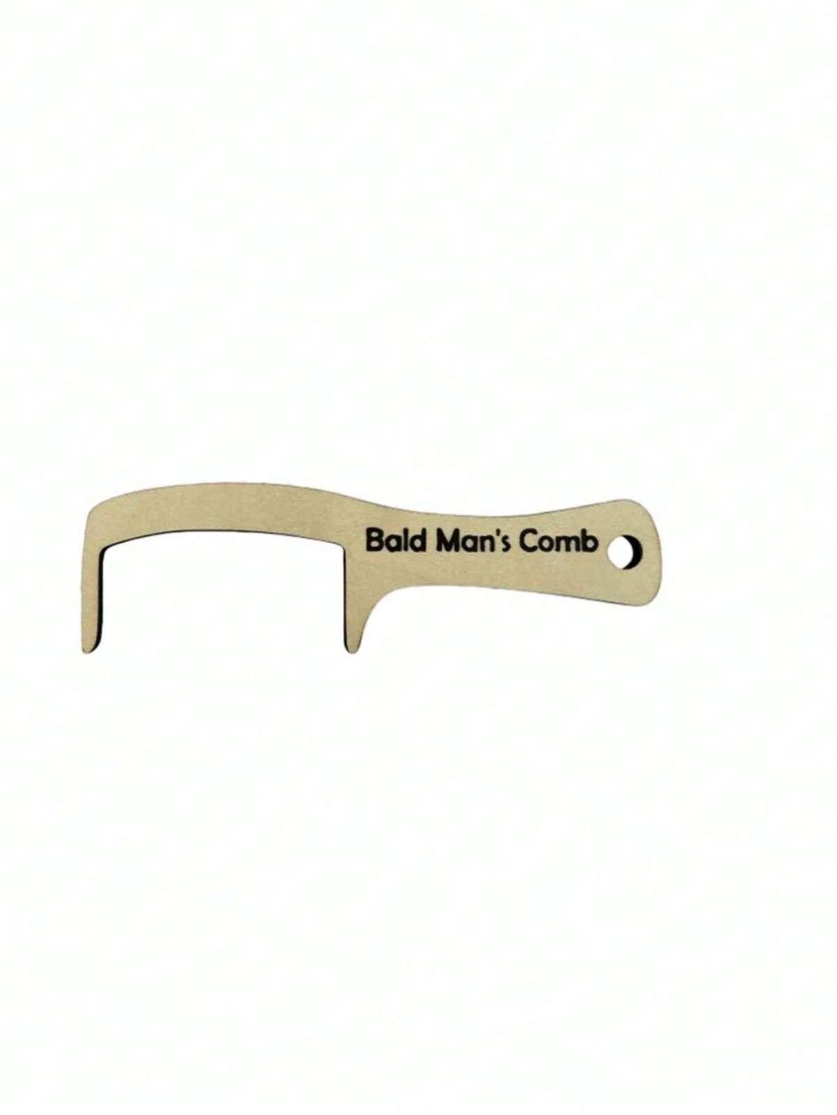 Gag Gift Comb for Bald Man, Joke Gift for Men's Hair Loss,Hairless Combing Brush