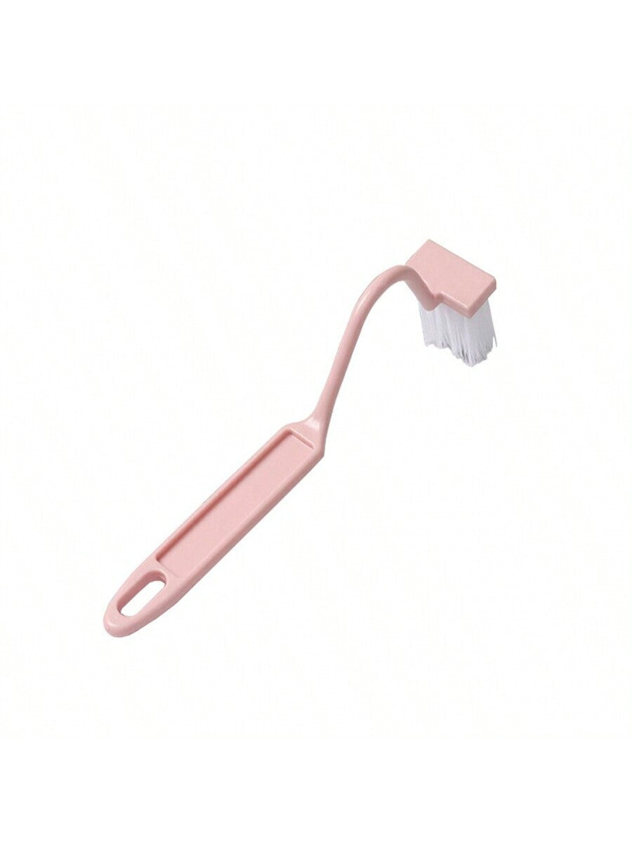 Plastic Toilet Under Rim Cleaning Brush v-Type Curved Bent Handle For Home UK