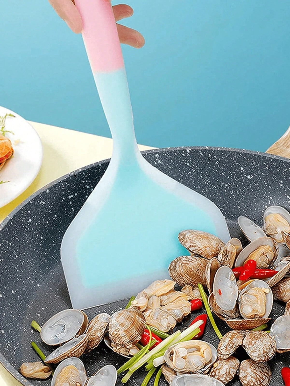Silicone Spatula Cooking Baking Scraper Cake Cream Butter Mixing Batter Tools UK