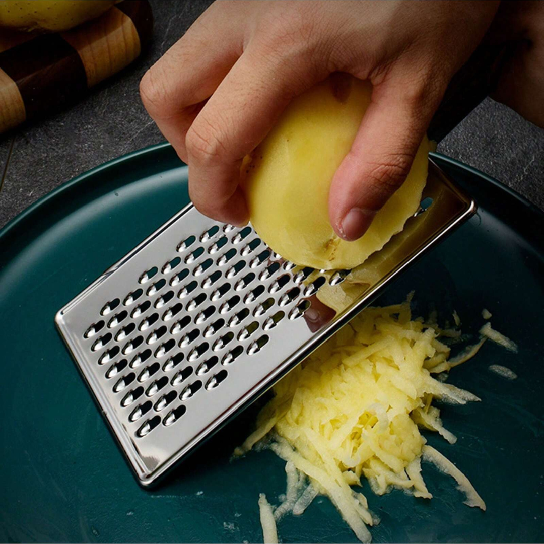 Stainless Steel Cheese Grater Zester Handheld Food Fruits Vegetable Shredder UK