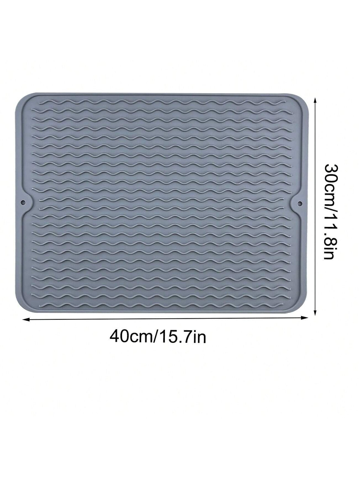 Silicone Sink Drying Mat Heat Resistant Kitchen Rectangle Non Slip Dish Drainer